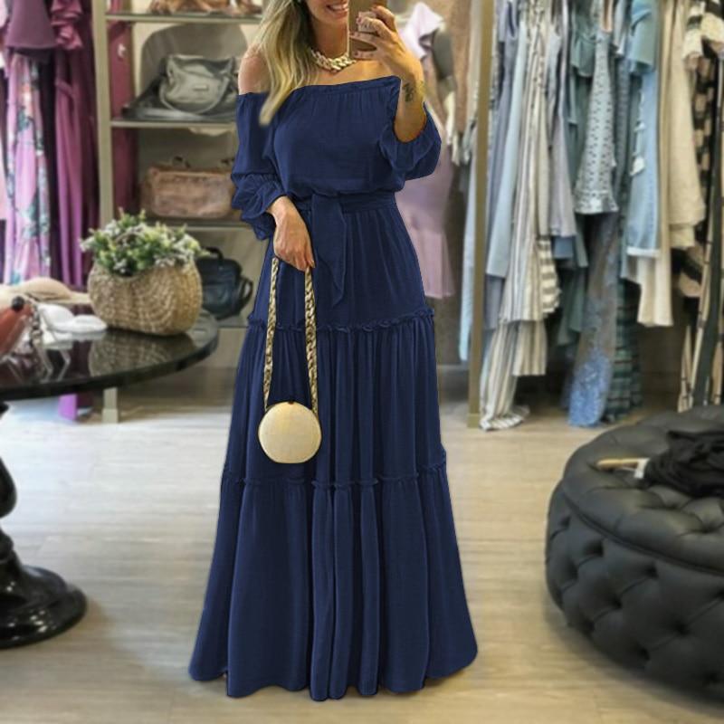 Vestido Eluiza Azul Escuro / P