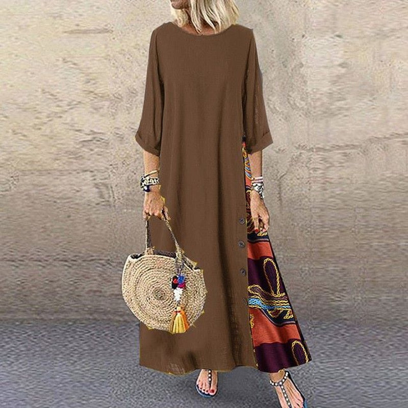 Vestido Munize Café / M