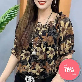 Camisa Irlene Marrom / P