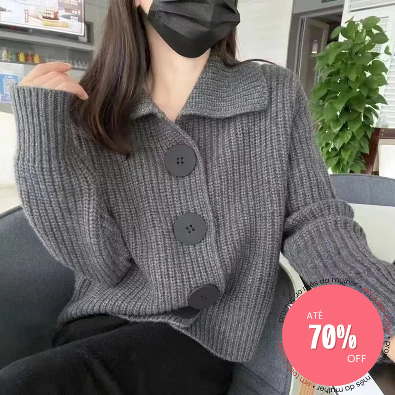 Casaco Ferraro Cinza / Único