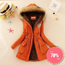 Casaco Velvet Laranja / P 200000801