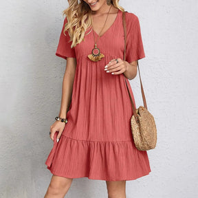 Vestido Tisatto Rosa Forte / P