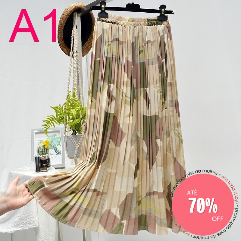 Saia Plissada A1 / Único (Descrição) 349