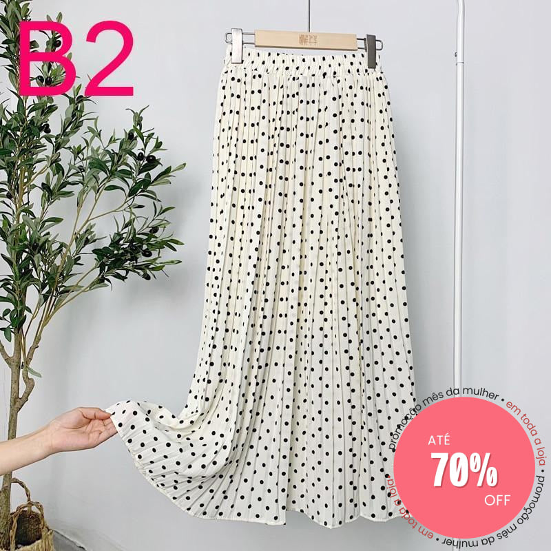 Saia Plissada B2 / Único (Descrição) 349