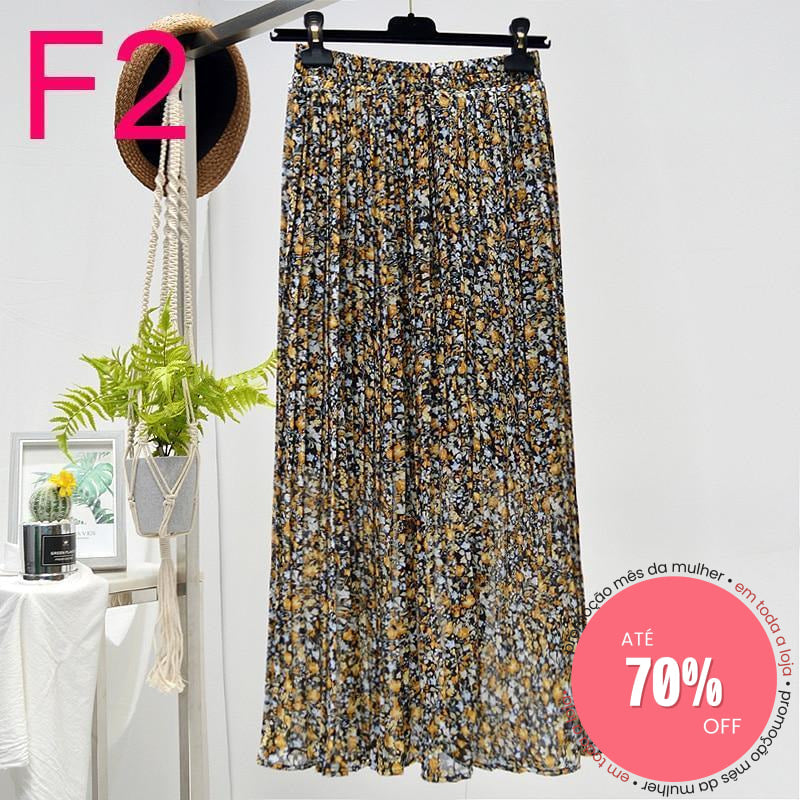 Saia Plissada F2 / Único (Descrição) 349