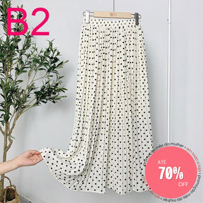 Saia Plissada B2 / Único (Descrição) 349